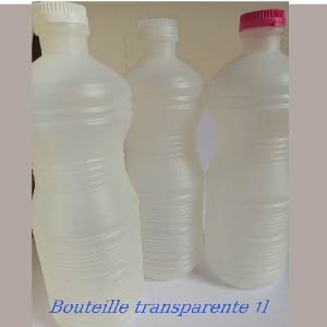 Bouteille transparente 1l