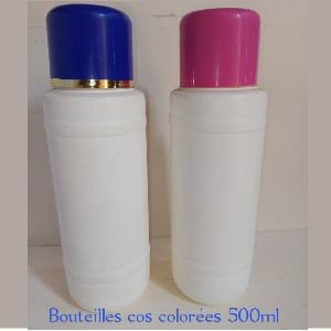 Bouteilles cométique colorées 500ml